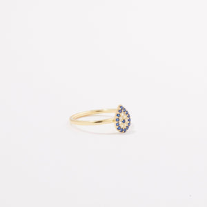 Evil Eye Ring - 18K Gold Vermeil - Glamour Jewelry House