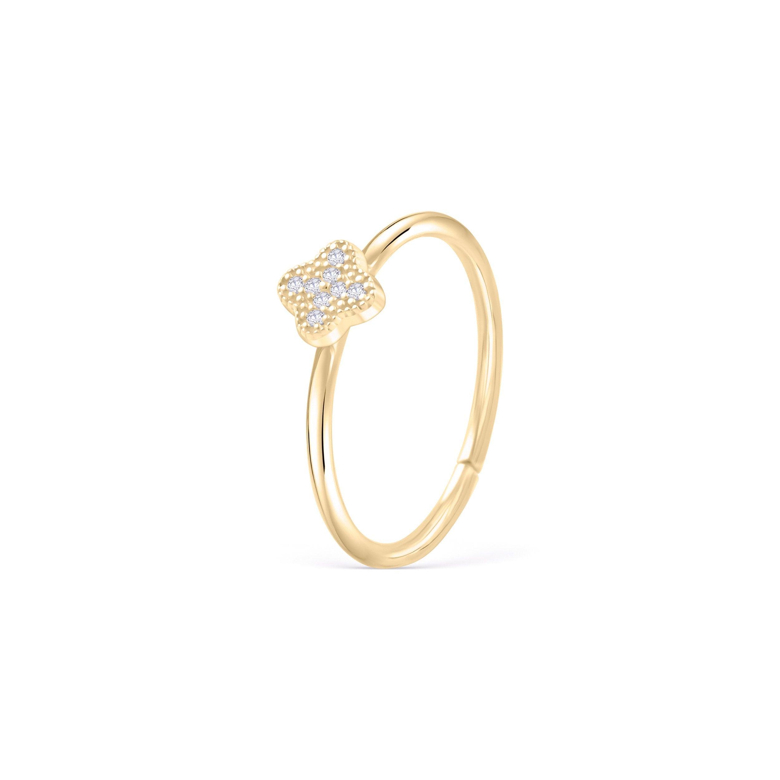 Clover Ring - 18K Gold Vermeil - Glamour Jewelry House