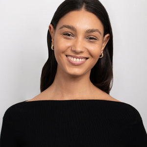 Chunky CZ Diamond Hoop Earrings - Glamour Jewelry House