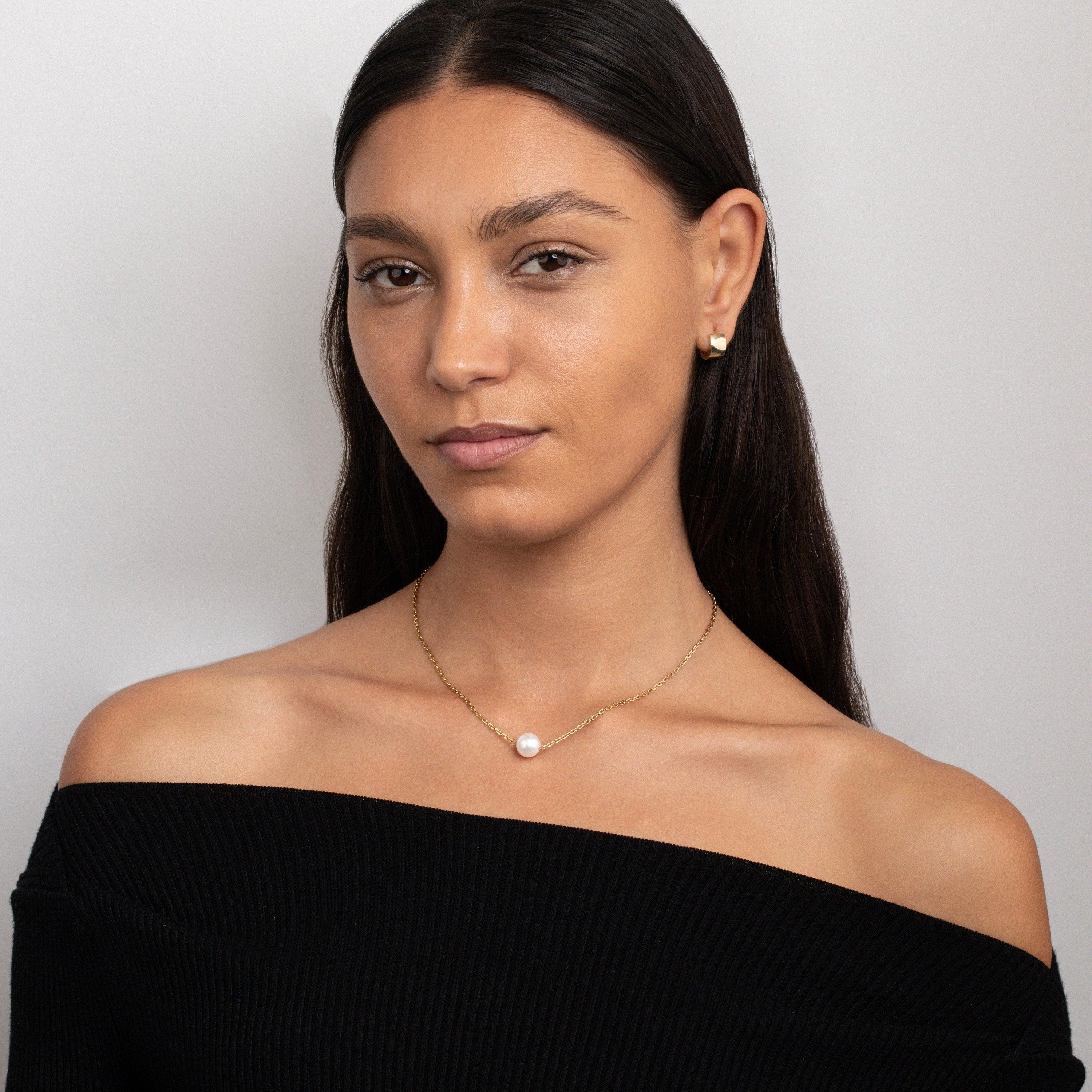 Single Pearl Necklace - Glamour Jewelry House