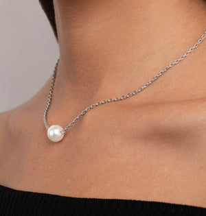Single Pearl Necklace - Glamour Jewelry House