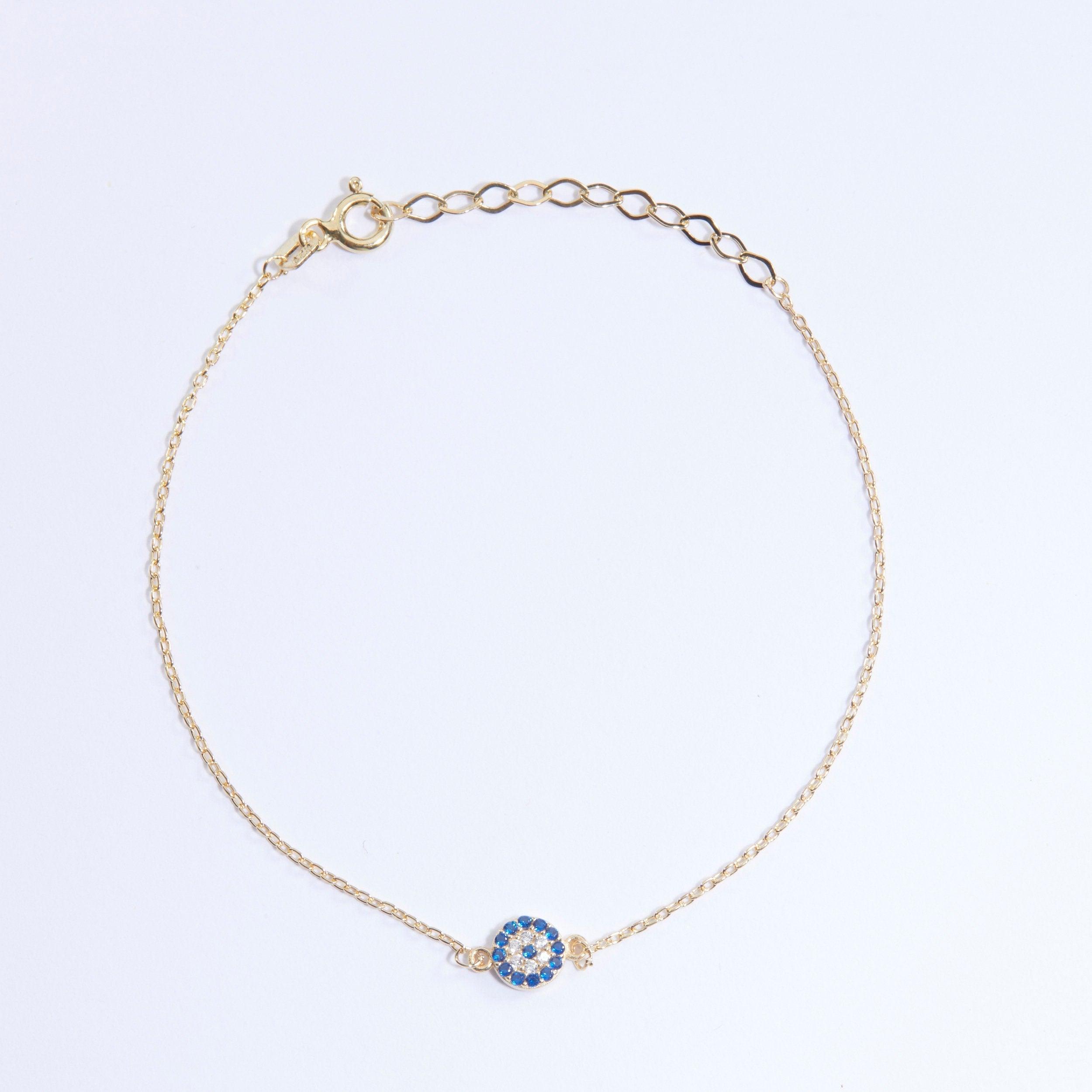 Evil Eye Bracelet - 18K Gold Vermeil - Glamour Jewelry House