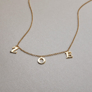 Name Necklace - 18K Gold Vermeil - Glamour Jewelry House