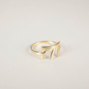 Angel Number Ring - 18K Gold Vermeil - Glamour Jewelry House