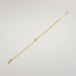 CZ Diamond Bracelet - 18K Gold Vermeil - Glamour Jewelry House