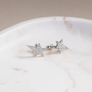 Star Stud Earrings - 18K Gold Vermeil - Glamour Jewelry House