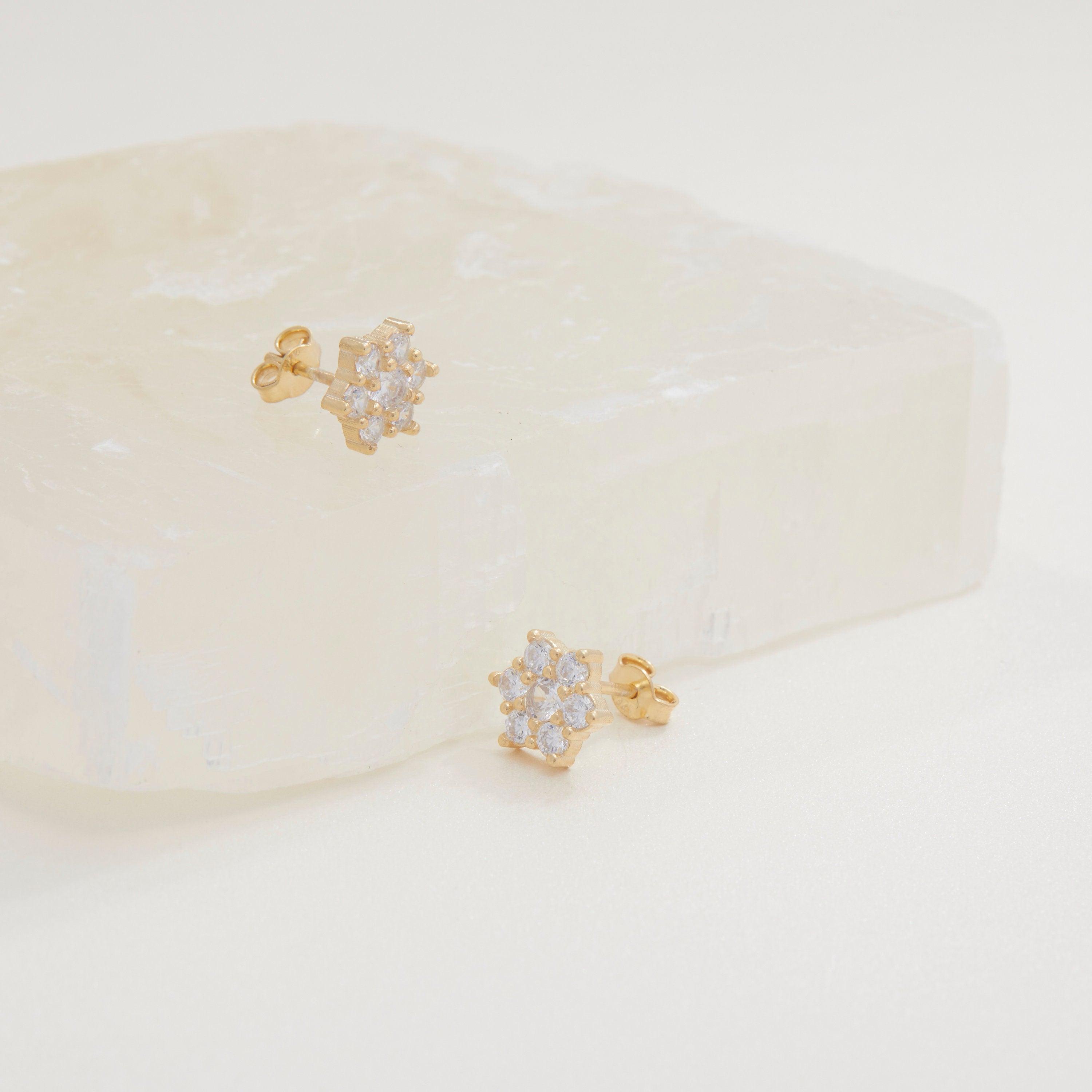 Star of David Earrings - 18K Gold Vermeil - Glamour Jewelry House