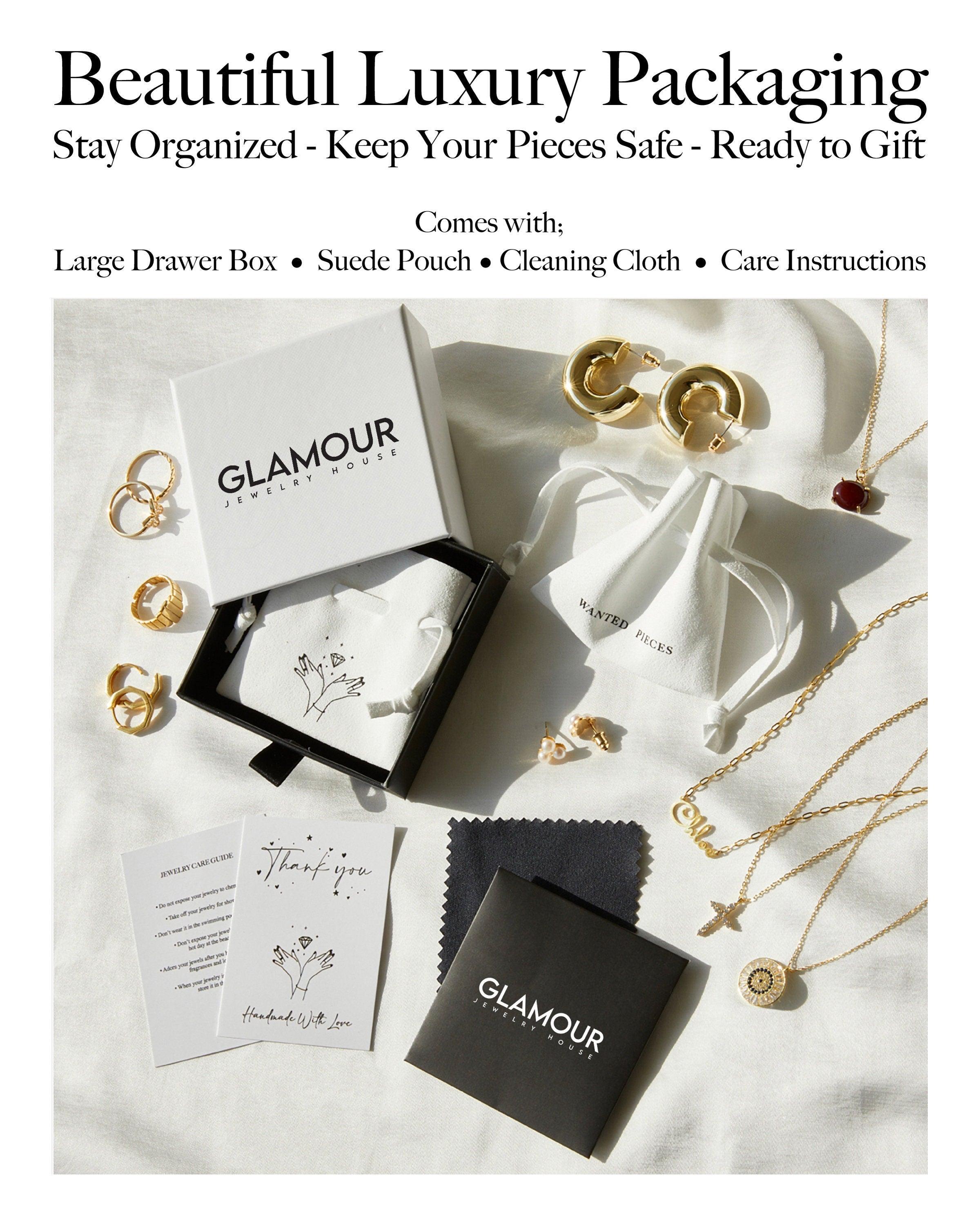 Star of David Earrings - 18K Gold Vermeil - Glamour Jewelry House