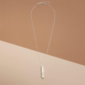 Personalized Bar Name Necklace with Birthstone - 18K Gold Vermeil - Glamour Jewelry House