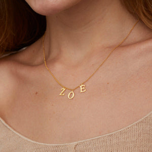 Name Necklace - 18K Gold Vermeil - Glamour Jewelry House