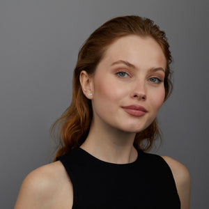 Evil Eye Stud Earrings - 18K Gold Vermeil - Glamour Jewelry House