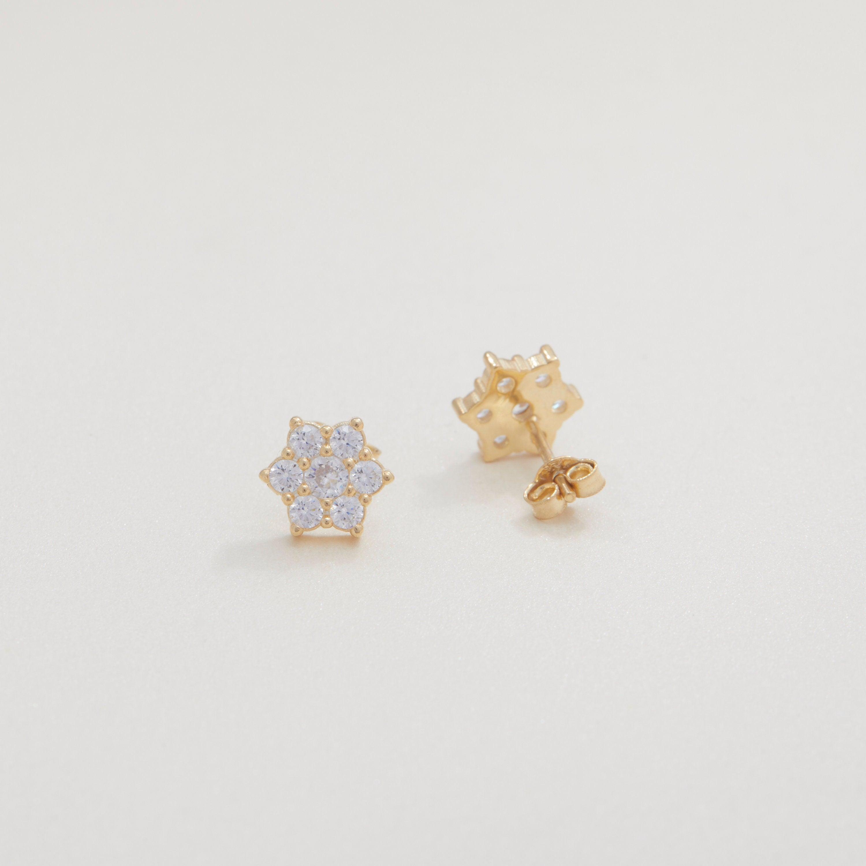 Star of David Earrings - 18K Gold Vermeil - Glamour Jewelry House