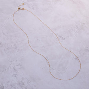 18K Gold Dainty Twist Waterproof Layering Chain Necklace - 18K Gold Vermeil - Glamour Jewelry House