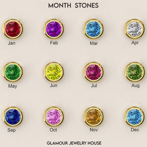 Multiple Birthstone Ring - 18K Gold Vermeil - Glamour Jewelry House