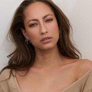 18K Plated Gold Hoop Earrings Multi Size - Glamour Jewelry House