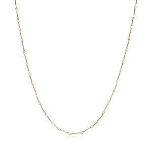 18K Gold Dainty Twist Waterproof Layering Chain Necklace - 18K Gold Vermeil - Glamour Jewelry House