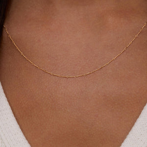 18K Gold Dainty Twist Waterproof Layering Chain Necklace - 18K Gold Vermeil - Glamour Jewelry House