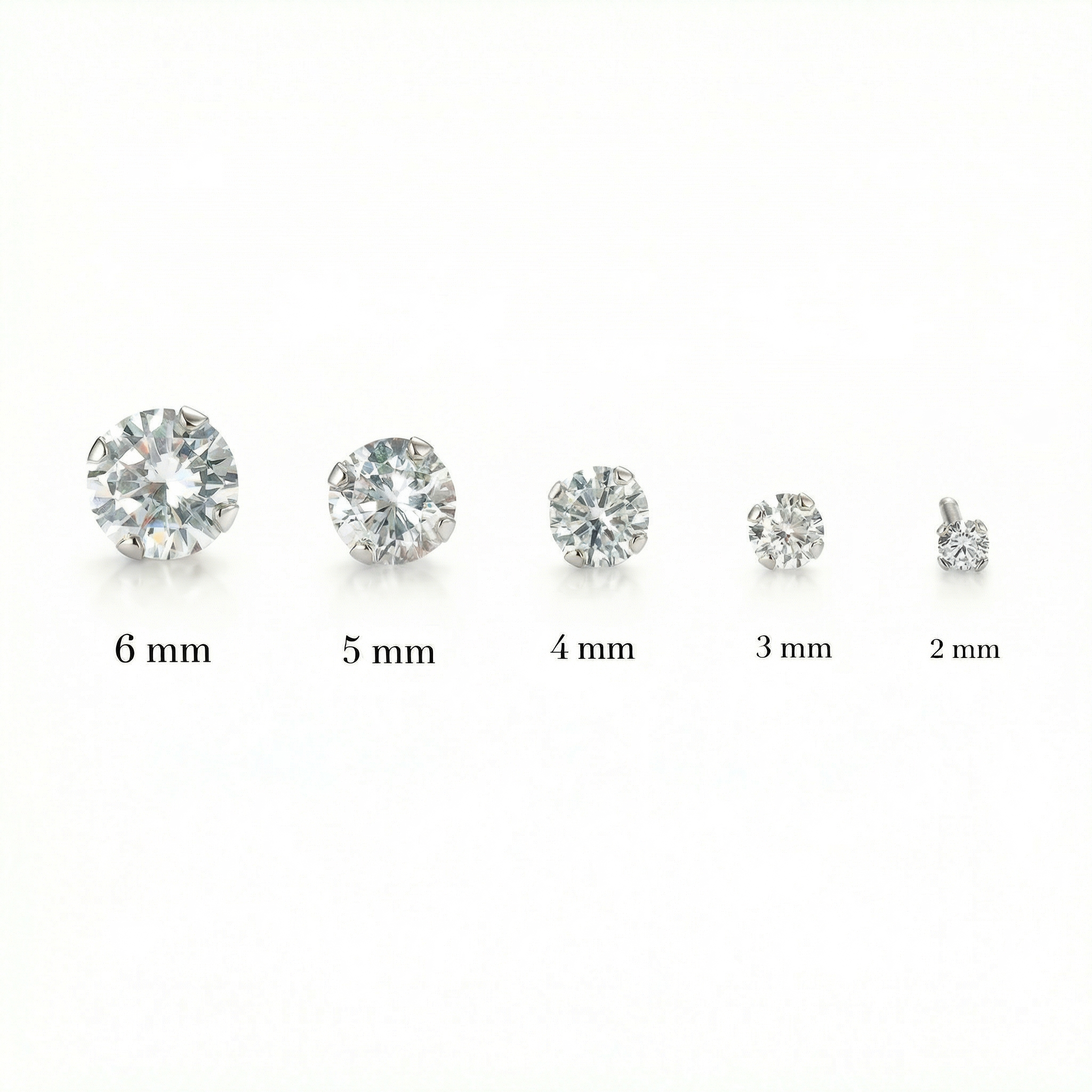 The 14K Solid White Gold Stud Earrings styled in 14K Solid Gold — elegant everyday jewelry. Solid gold luxury.