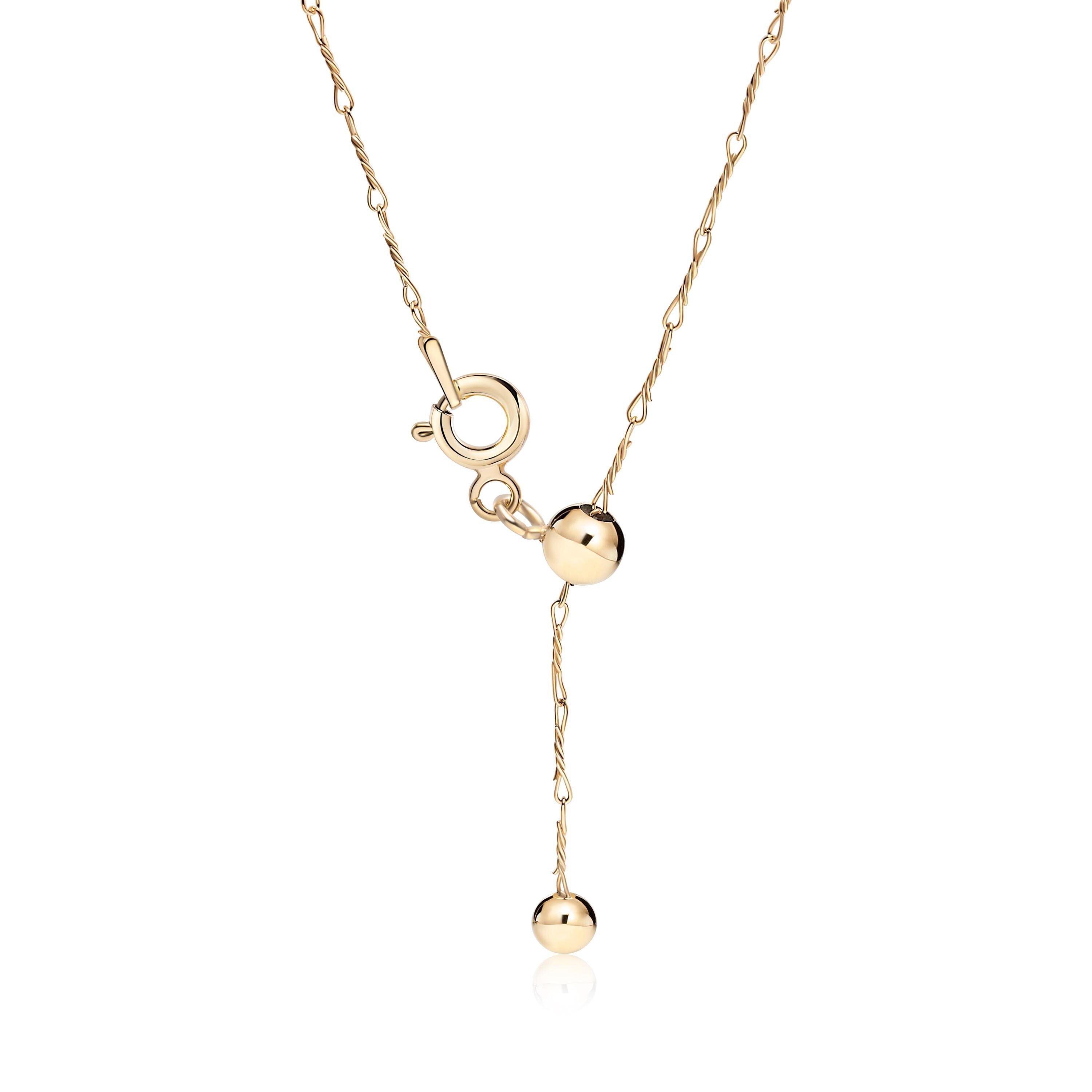 The Gold Dainty Twist Layering Chain styled in 18K Gold Vermeil — elegant everyday jewelry. Tarnish-resistant.