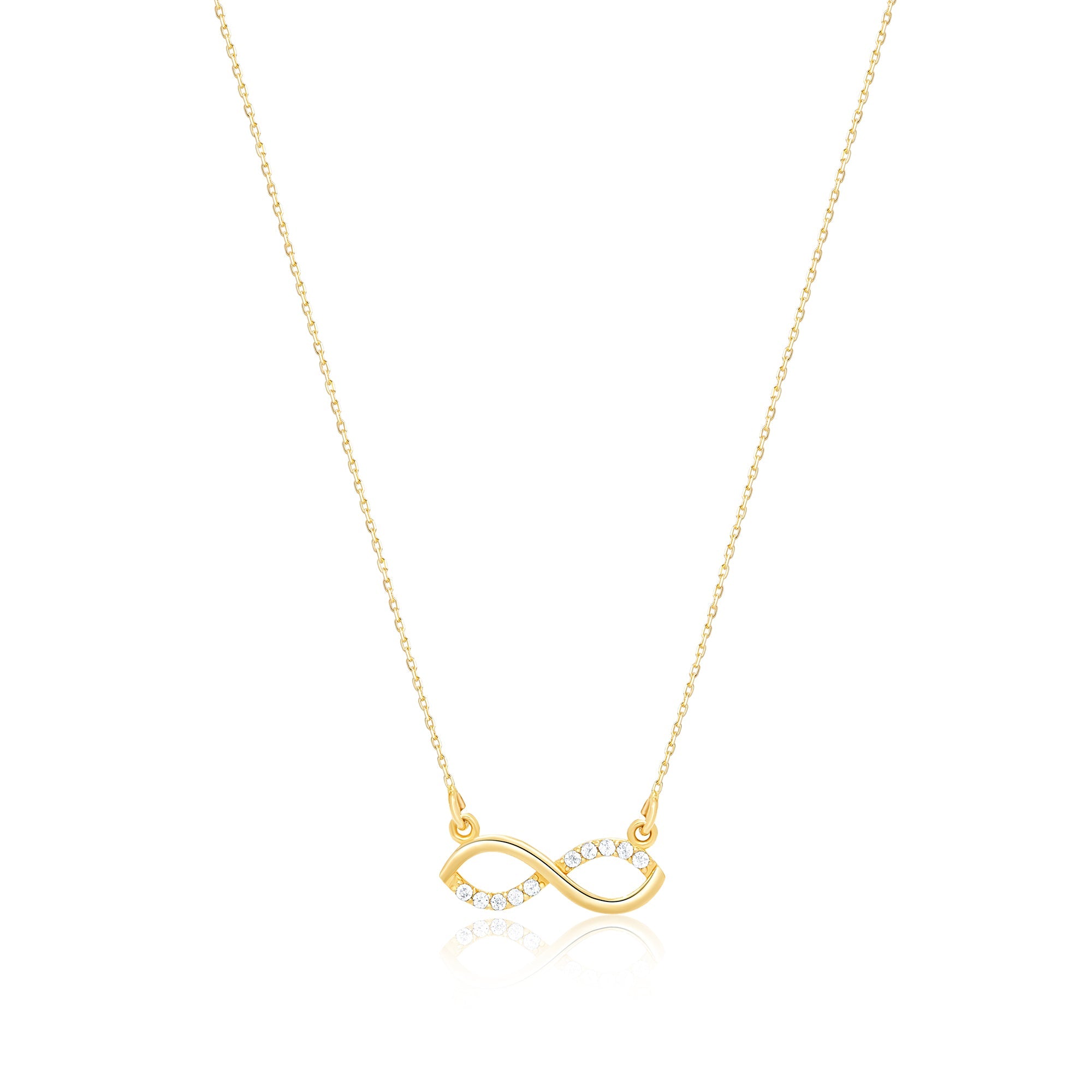 Infinity Necklace - 18K Gold Vermeil