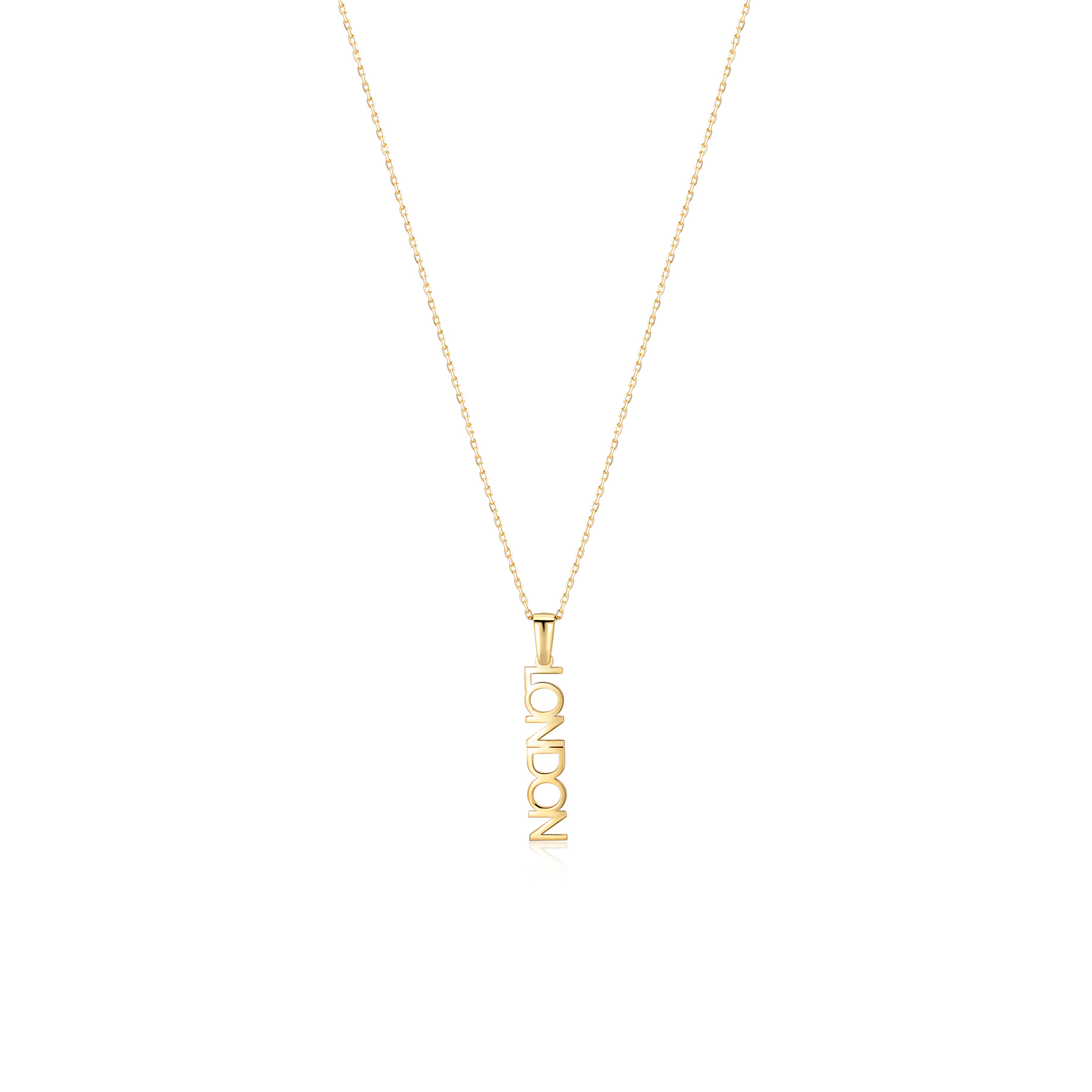 Vertical Name Necklace