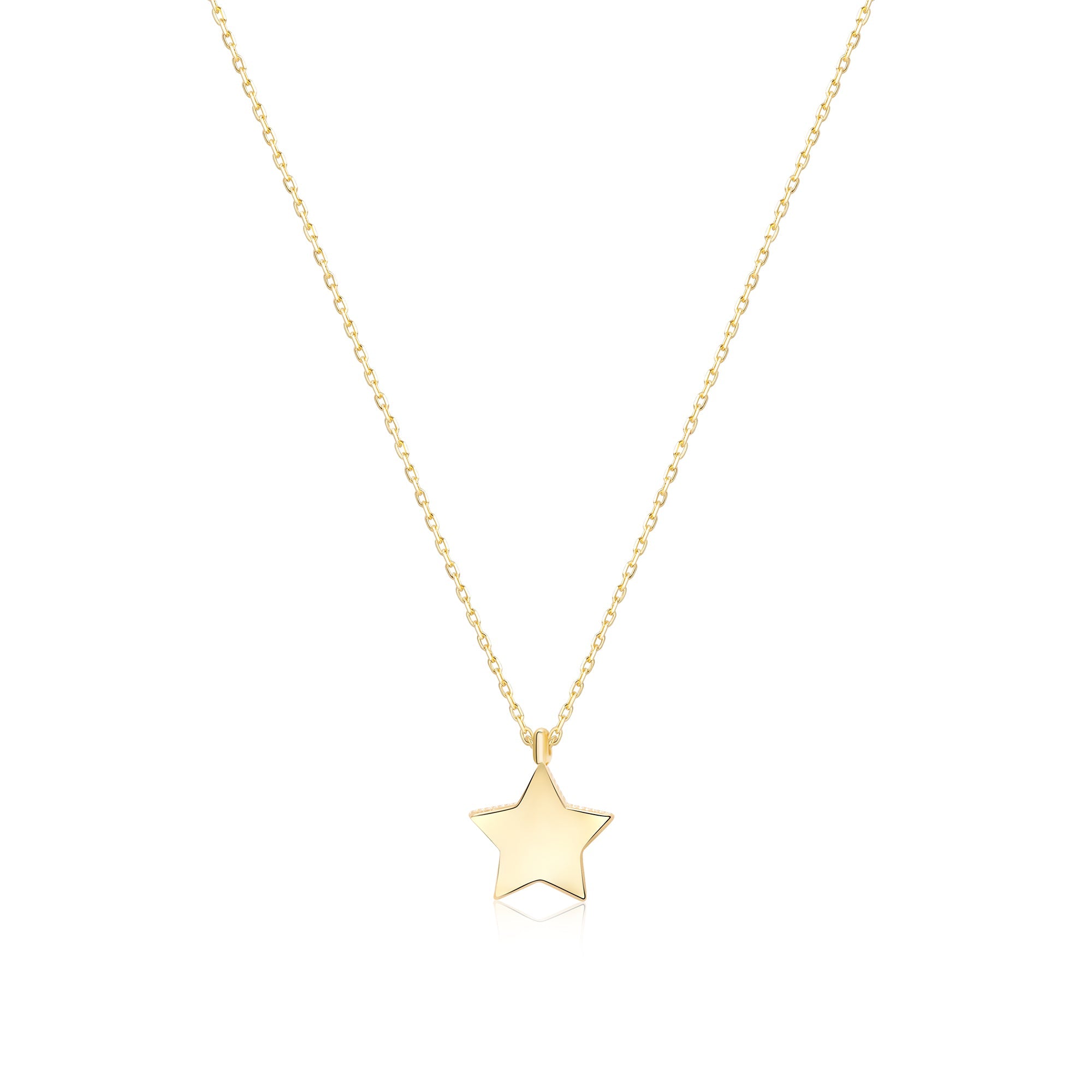 Dainty Star Necklace - 18K Gold Vermeil