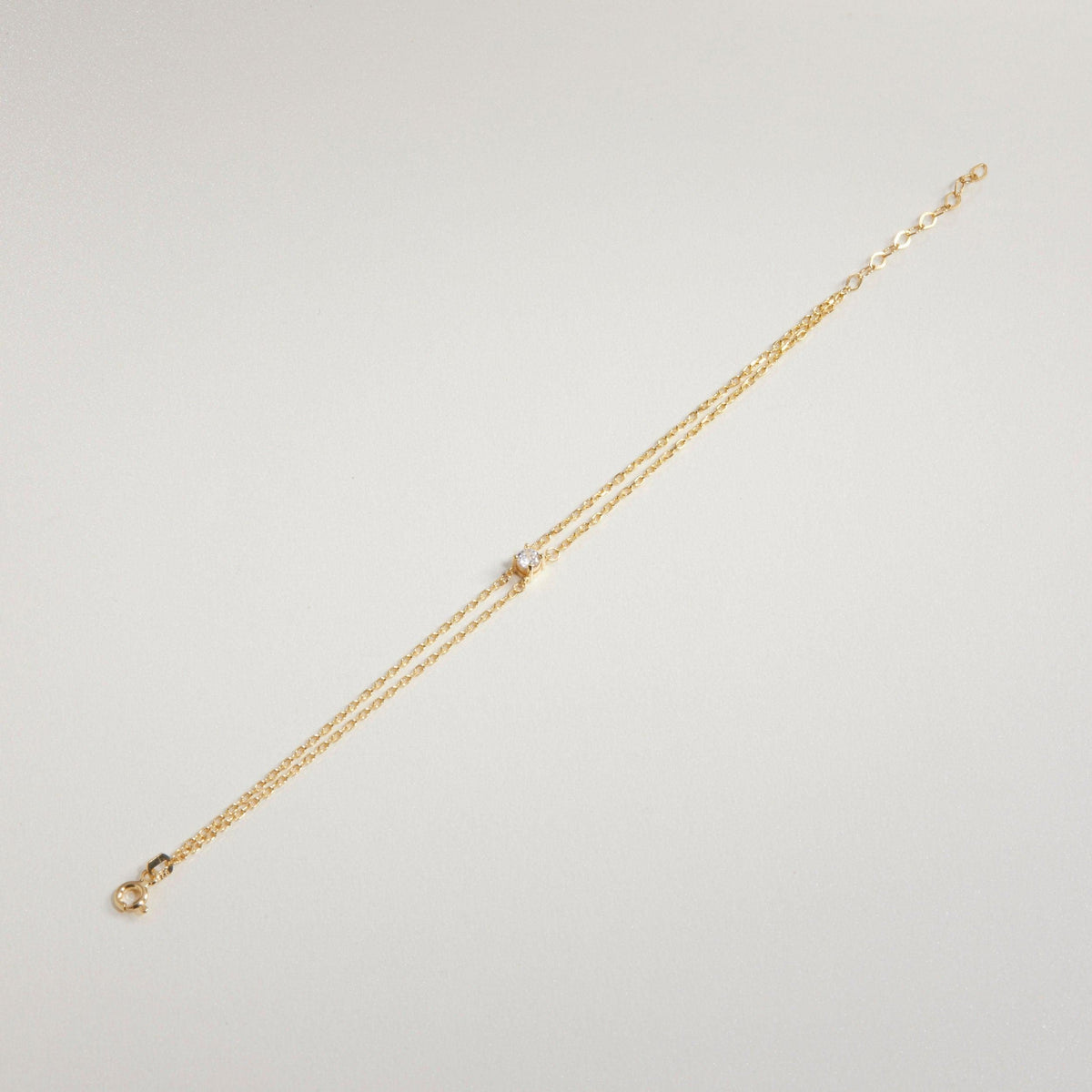 The CZ Diamond Bracelet as a wedding gift in 18K Gold Vermeil. Safe for sensitive skin, made for keeping.