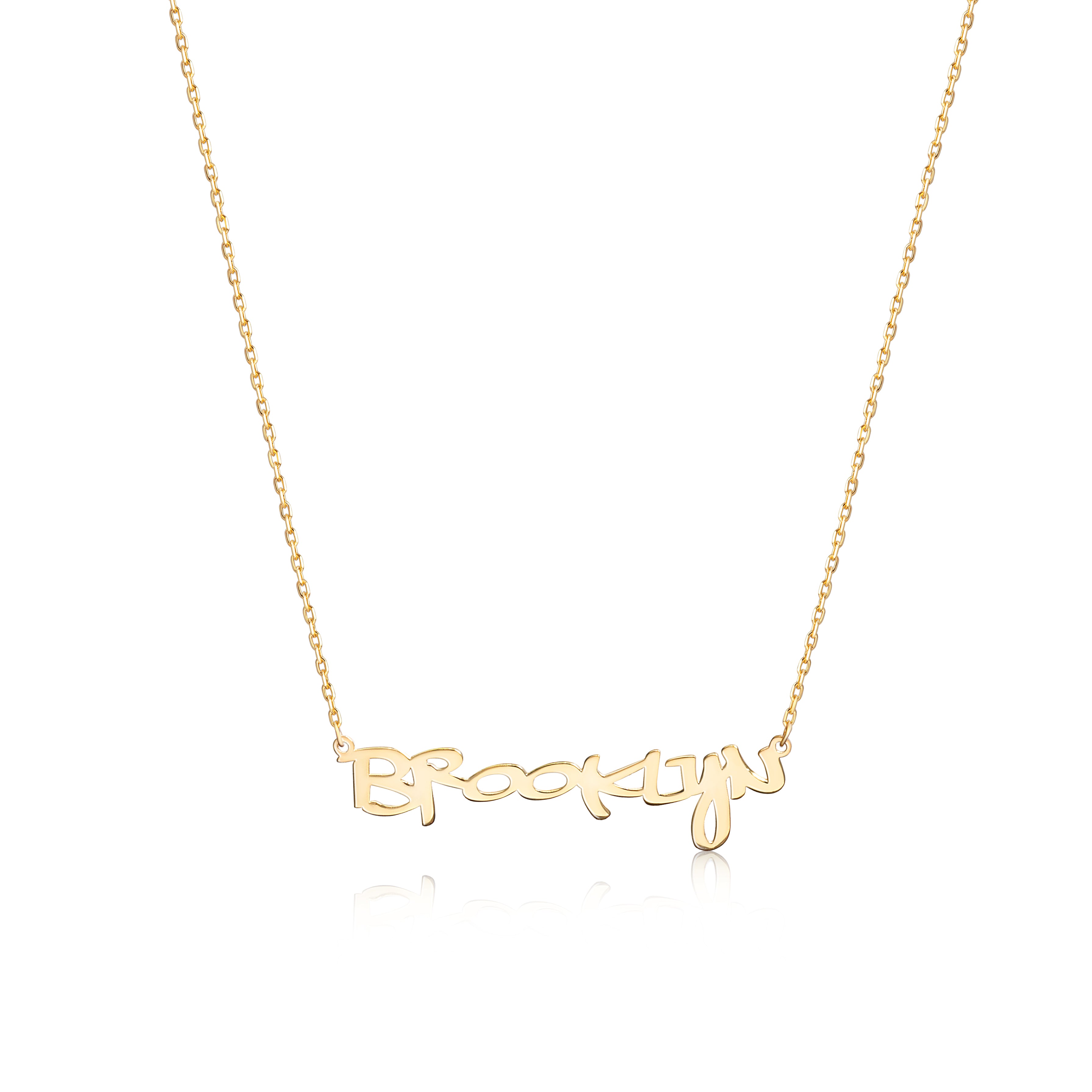 Graffiti Name Necklace - 18K Gold Vermeil