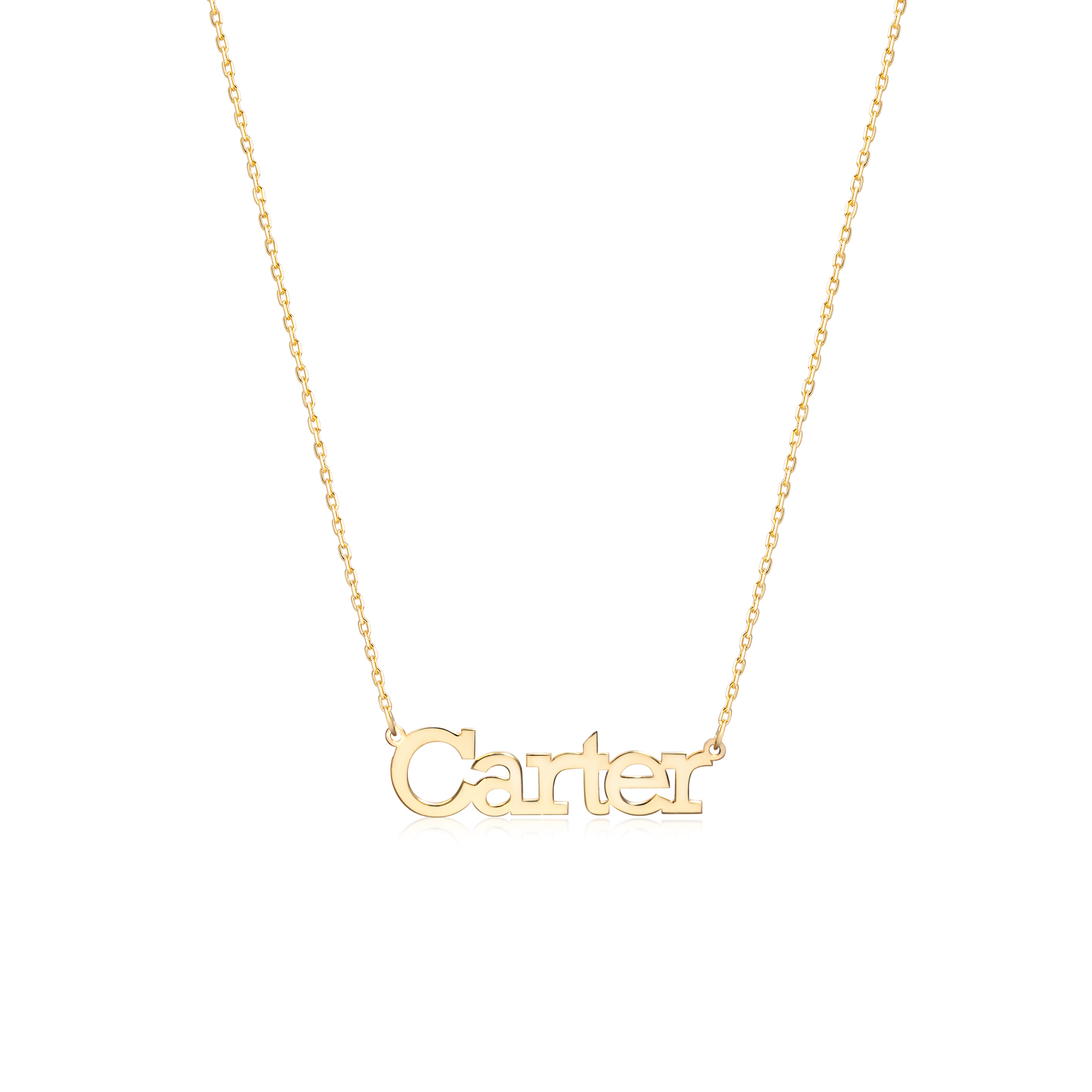 Personalized Name Necklace - 18K Gold Vermeil