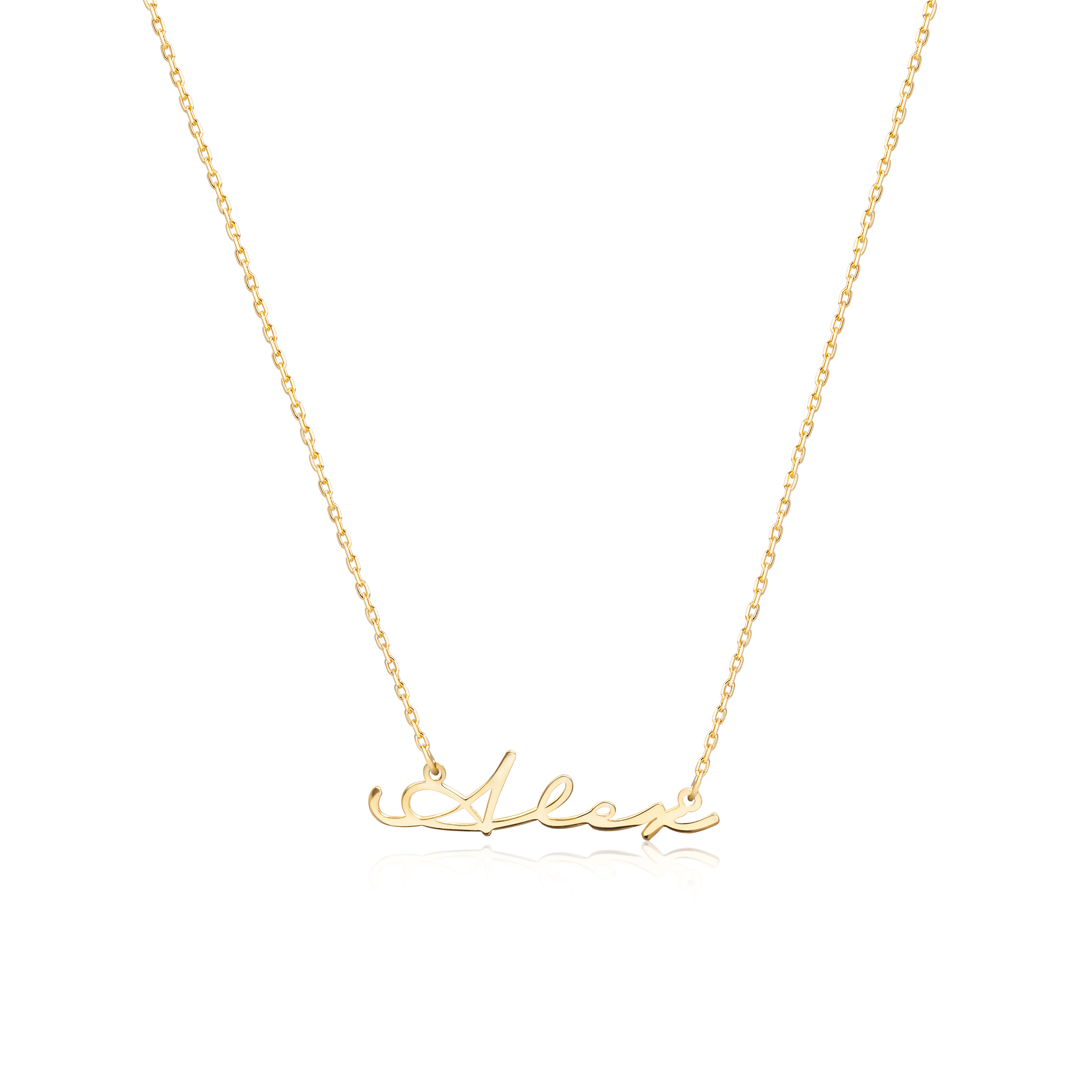 Dainty Name Necklace - 18K Gold Vermeil