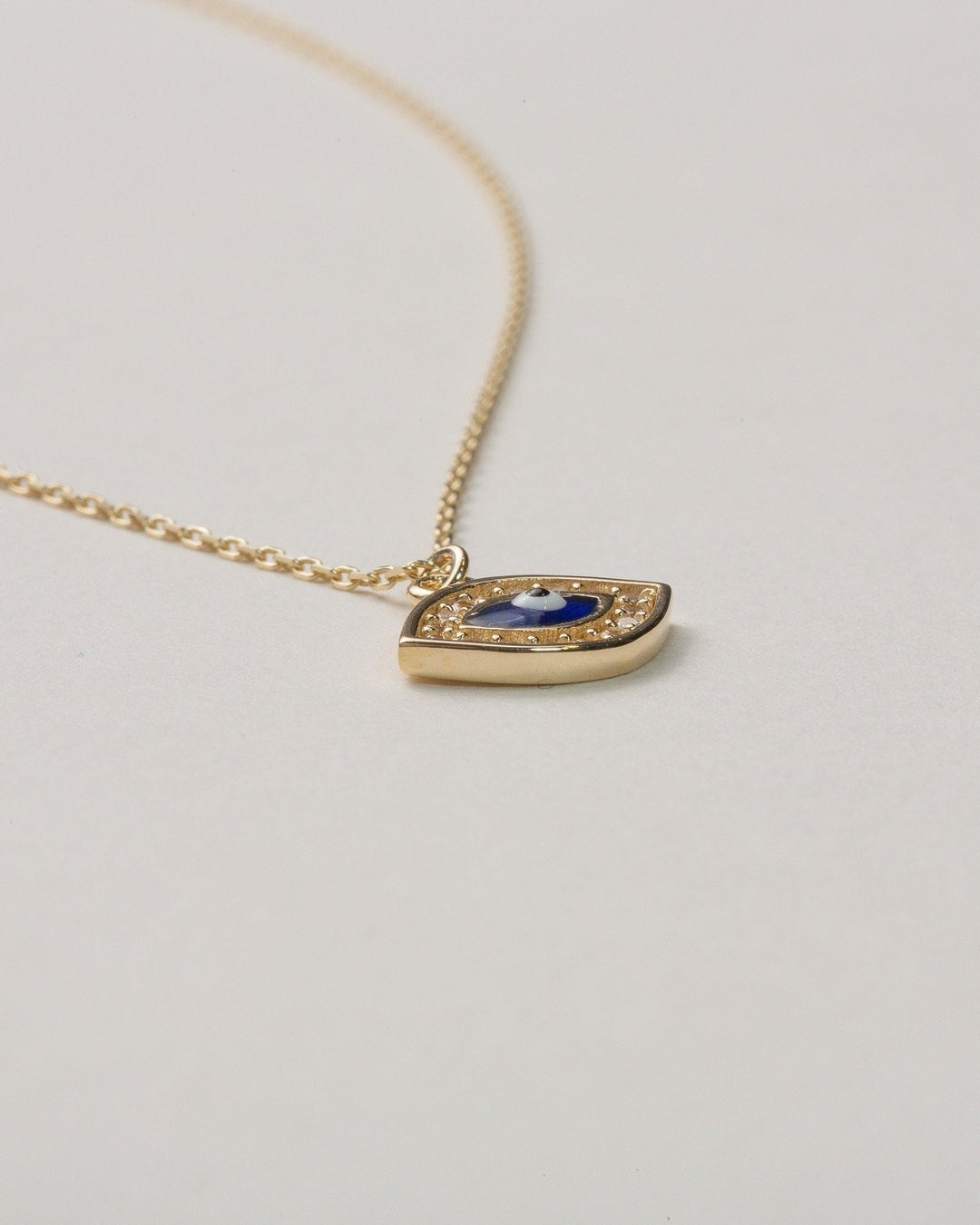 The Gold Evil Eye Necklace as a graduation gift in 18K Gold Vermeil. Safe for sensitive skin, made for keeping.