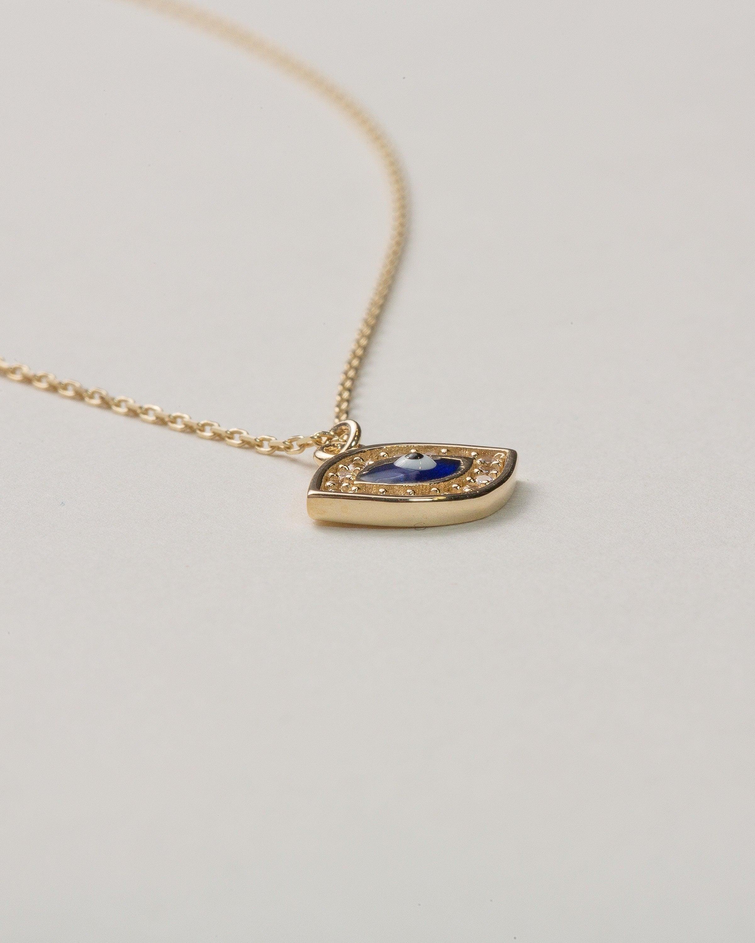 The Gold Evil Eye Necklace as a graduation gift in 18K Gold Vermeil. Safe for sensitive skin, made for keeping.
