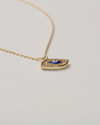 The Gold Evil Eye Necklace as a graduation gift in 18K Gold Vermeil. Safe for sensitive skin, made for keeping.