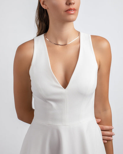 Herringbone Chain in Glamour Jewelry House gift box — 18K Gold Vermeil anniversary gift. Hypoallergenic, no green marks.
