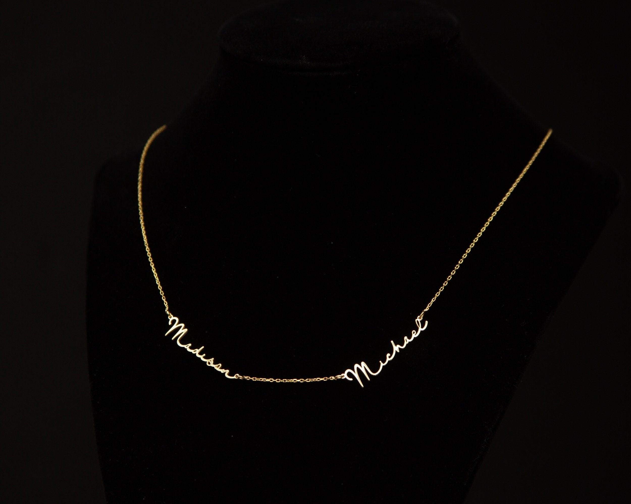 Multiple Name Necklace - 18K Gold Vermeil - Glamour Jewelry House