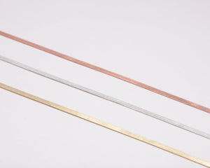 Silver Snake Chain - 18K Gold Vermeil - Glamour Jewelry House