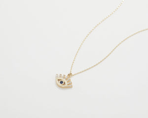 Evil Eye Necklace - 18K Gold Vermeil - Glamour Jewelry House