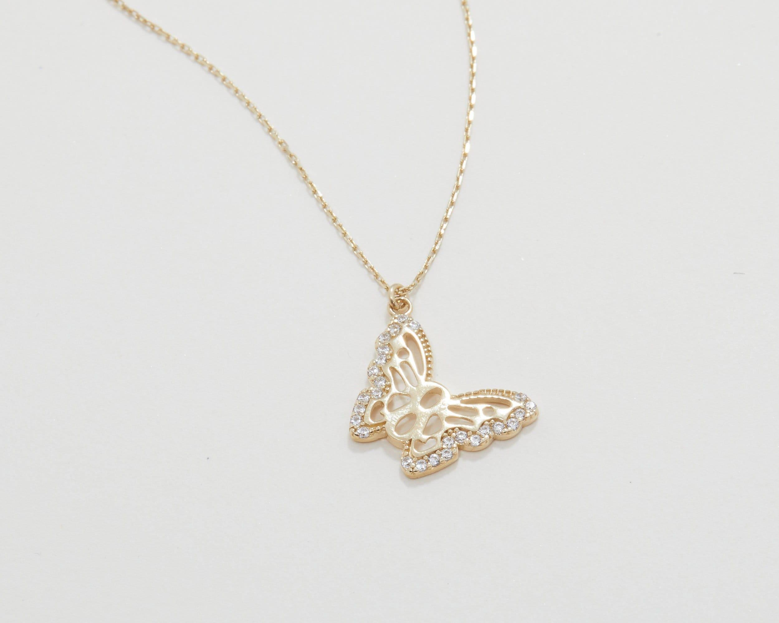 Butterfly Necklace - 18K Gold Vermeil - Glamour Jewelry House