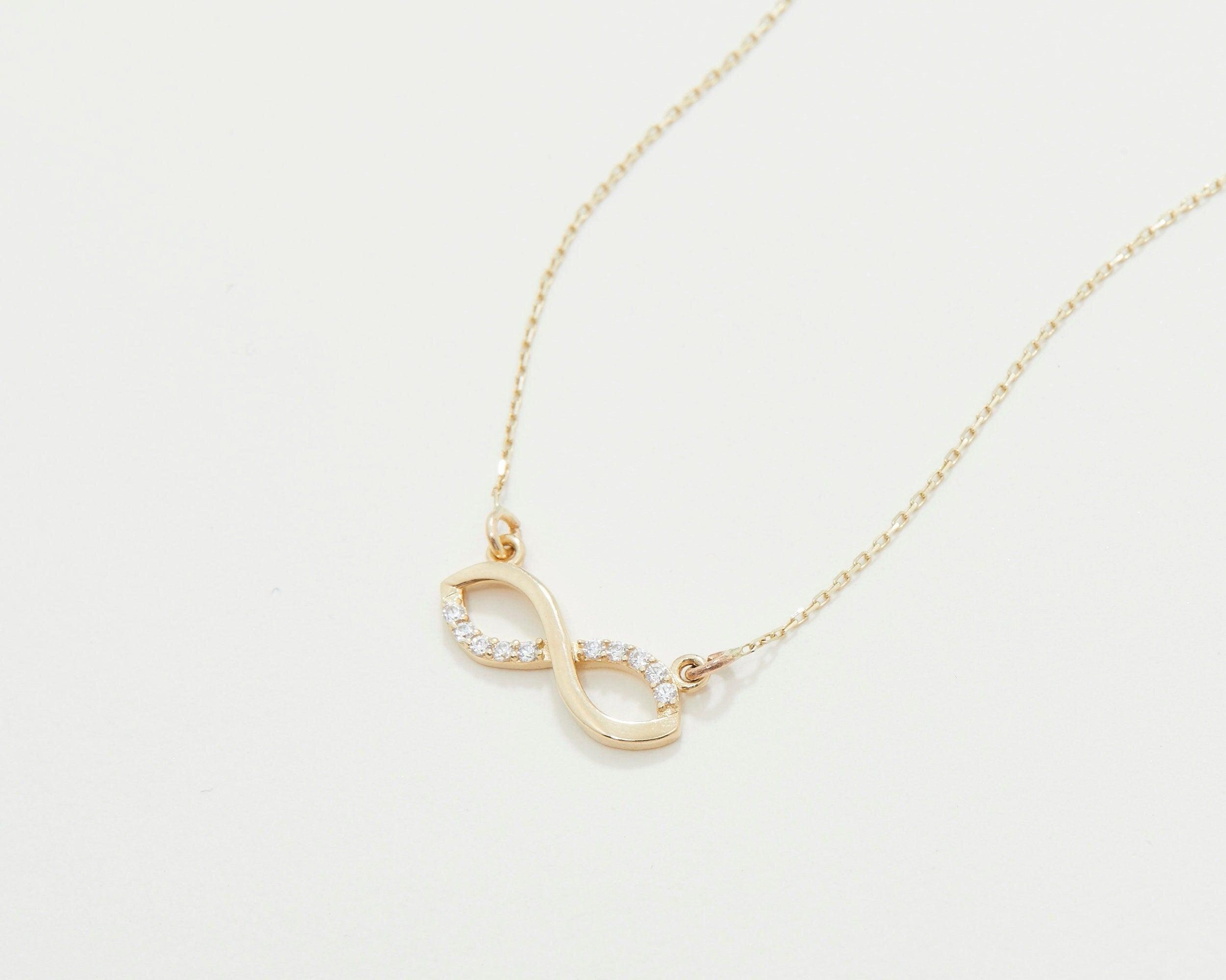 Infinity Necklace - 18K Gold Vermeil - Glamour Jewelry House