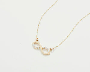 Infinity Necklace - 18K Gold Vermeil - Glamour Jewelry House