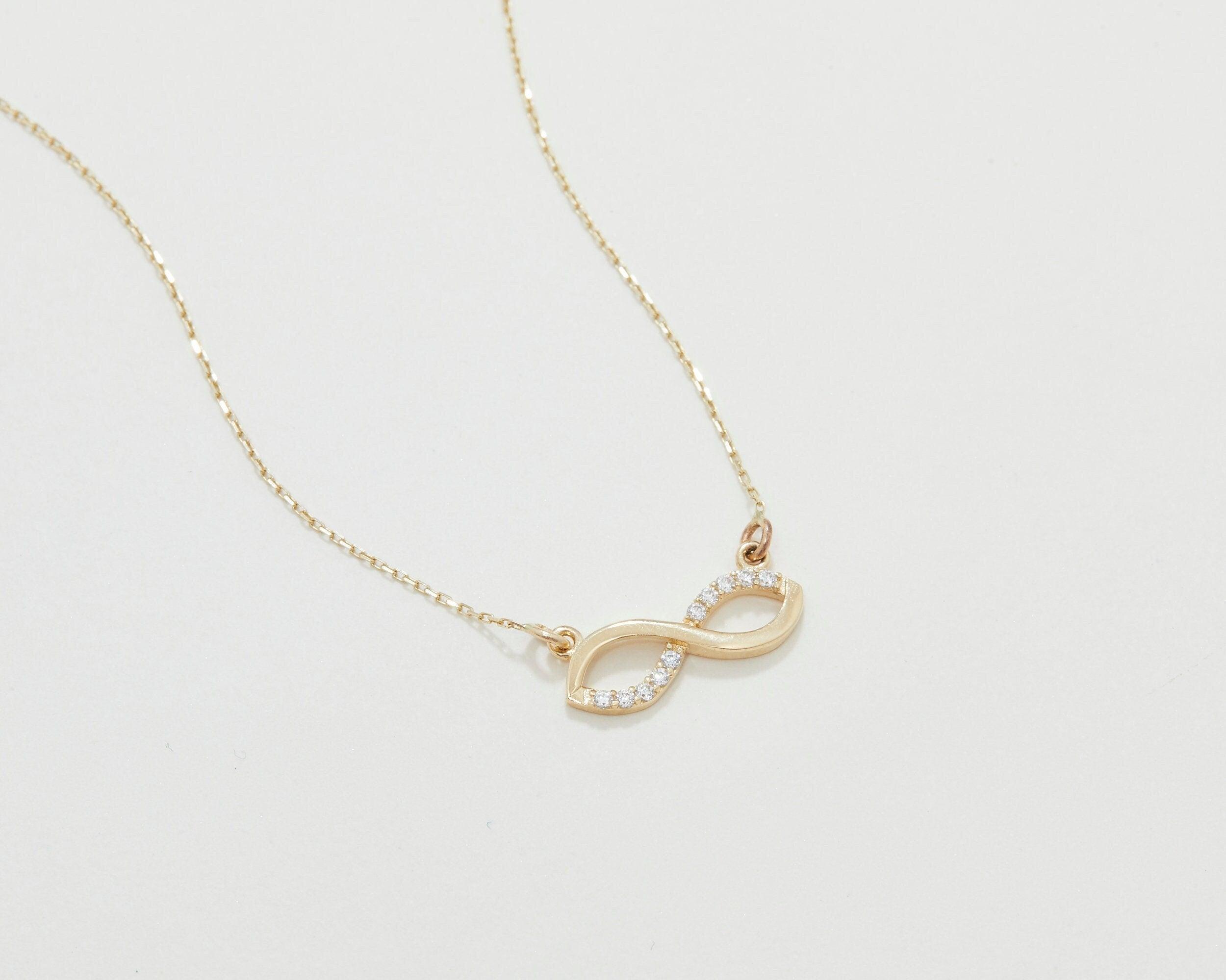 Infinity Necklace - 18K Gold Vermeil - Glamour Jewelry House