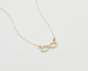 Infinity Necklace - 18K Gold Vermeil - Glamour Jewelry House