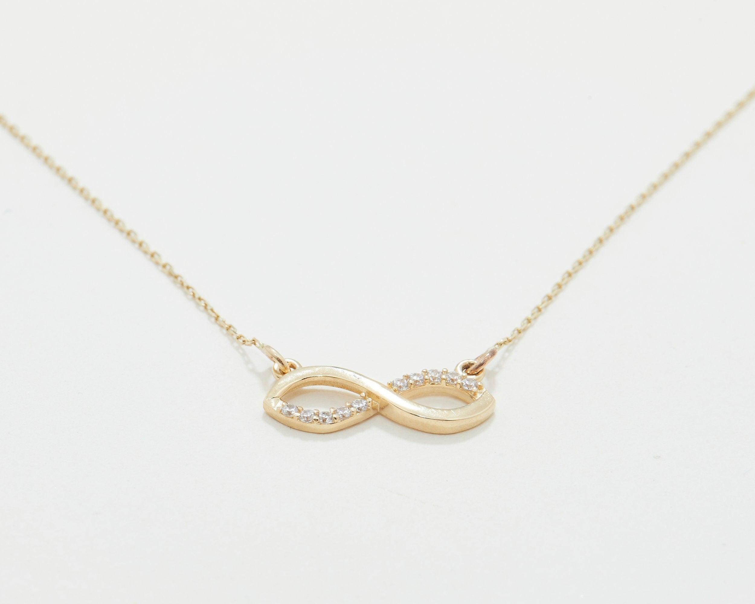 Infinity Necklace - 18K Gold Vermeil - Glamour Jewelry House