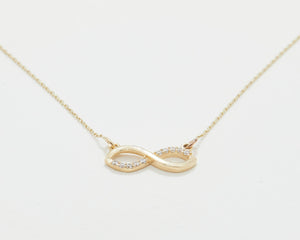 Infinity Necklace - 18K Gold Vermeil - Glamour Jewelry House