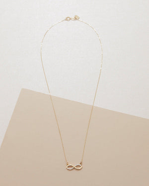 Infinity Necklace - 18K Gold Vermeil - Glamour Jewelry House