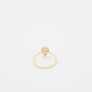 Evil Eye Ring - 18K Gold Vermeil - Glamour Jewelry House