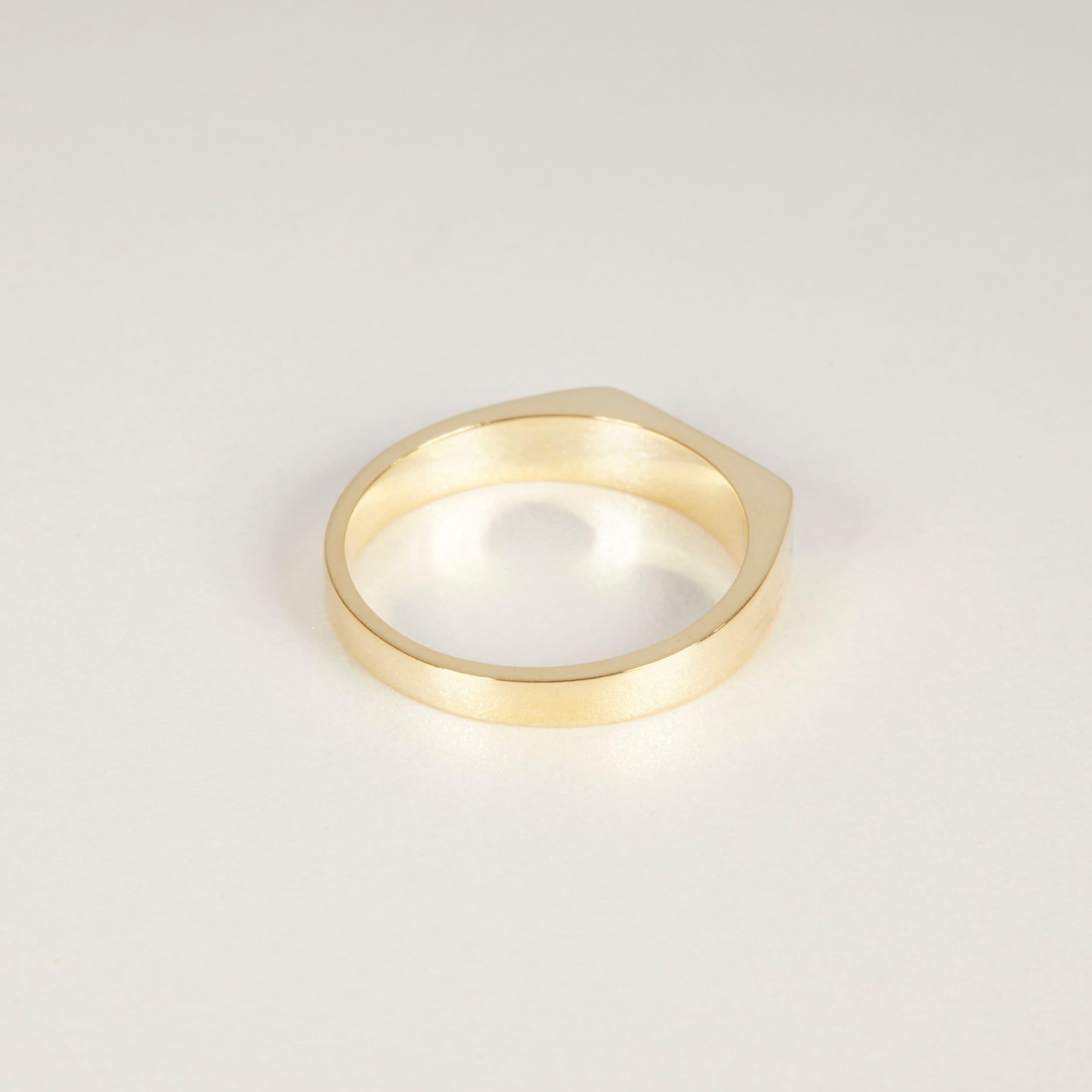 Personalized Name Ring - 18K Gold Vermeil - Glamour Jewelry House