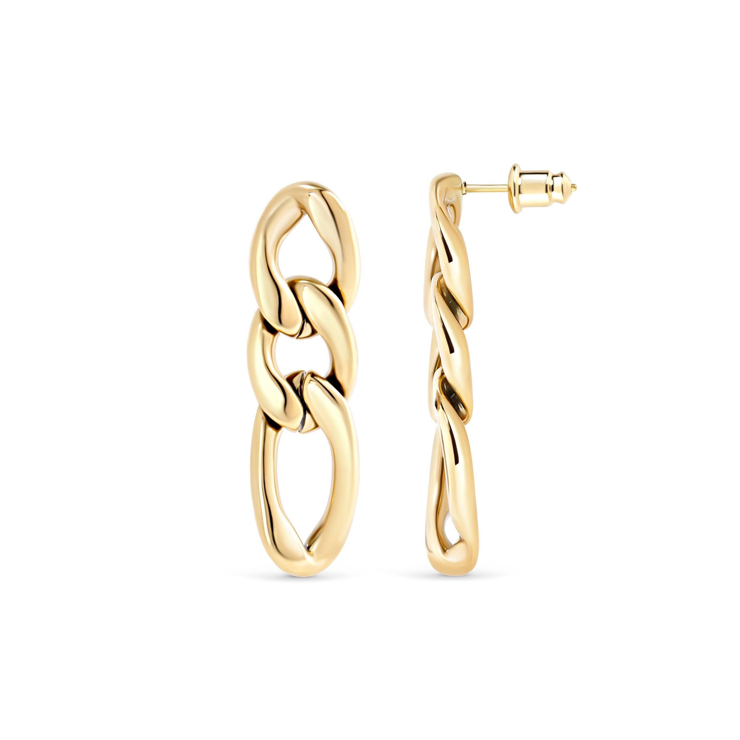 Chain Link Earrings - Glamour Jewelry House