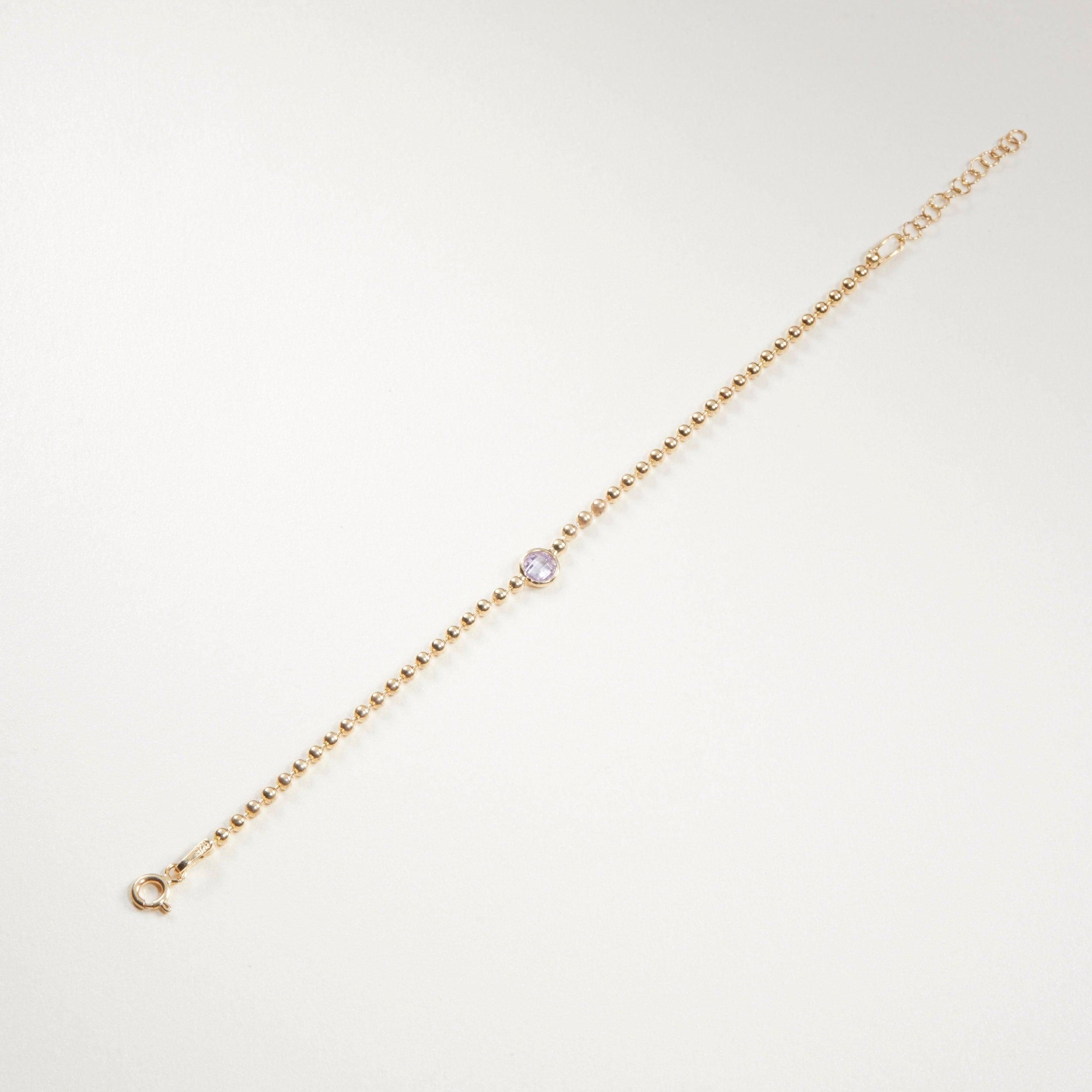 Diamond Bracelet - 18K Gold Vermeil - Glamour Jewelry House