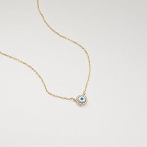Evil Eye Necklace - 18K Gold Vermeil - Glamour Jewelry House